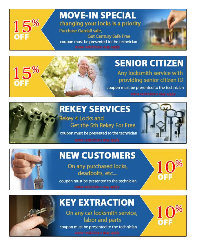 Falls Church Locksmith Service, Falls Church, VA 703-640-3549 - coupon23-set-five